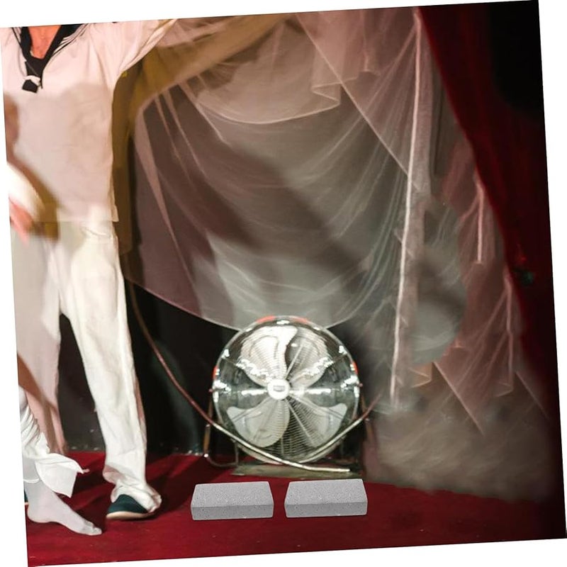 Realistic Foam Bricks Halloween Prank Props 2 Pack Fire Brick Decor Stage Film - Image 4